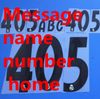 Message name number home