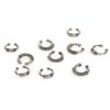 10pcs Silver