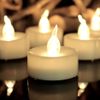 LED tea light with warm white