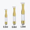 Flat Metal Drip Gold