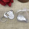 in White Organza bag
