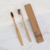 Brown soft toothbrush