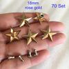 18mm - rose gold - 70 set