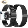 Milanese and Steel strip black 2pack