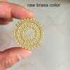 raw brass color