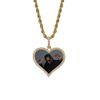 Gold Heart+Rope Chain