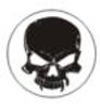 dark skull head