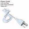5ft 150cm US power cord without switch