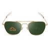 Gold frame green piece