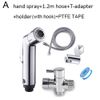 Bidet faucet set