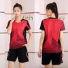 women red shirt