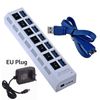7 Port White With EU
