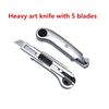 Heavy art knife(silvery)