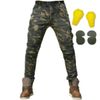 pants with yellow pads
