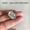 clear(foiled back)