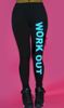 Work out blue