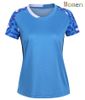 Woman Blue shirt