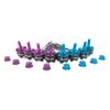 4pcs blue and 4pcs purple