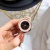 Rose gold and black