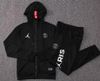 psg-Hoodie suit black