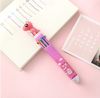 Pink dinosaur multi-color pen