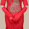 Red Satin Long