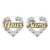 3.5inch silver heart