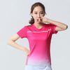 women pink shirt