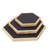 Black leather 3pcs/set
