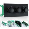 black finish