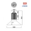 120W A-90° 6000K (5 Years)
