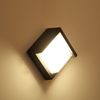 12W Square Black 3000K Warm Light