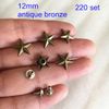 12mm - bronze -220 set