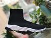 Sock Shoe black sole