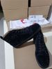 High-Black Suede with Spikes