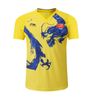 Chemise jaune avec drapeau chinois
