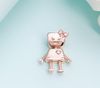 Rose Gold Bella Bot with velvet bag