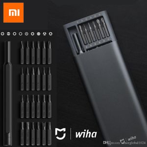 Xiaomi Mijia Wiha – Kit de vis à usage quotidien, 24 embouts magnétiques de précision, boîte en aluminium, tournevis, pour maison intelligente, Kit6520669, 100