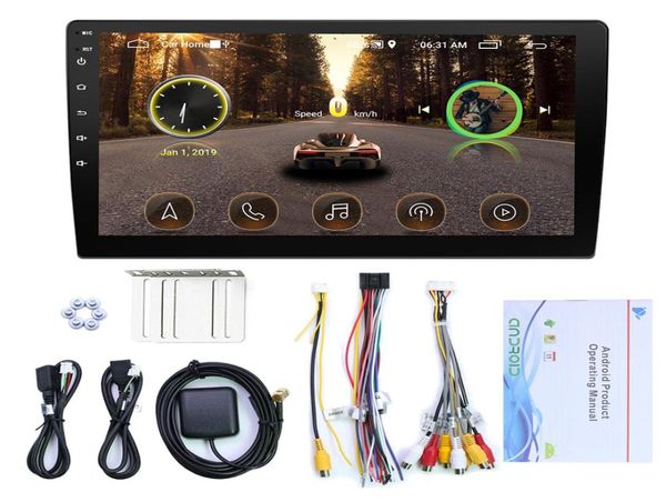 101 pouces HD Car MP5 Player GPS Navigation MP3 Radio mp3 Machine AIO pour Android3758385