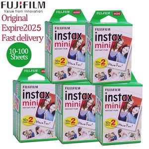 10100 feuilles Fujifilm Instax Mini 11128940Link Films de bord blanc de 3 pouces pour caméra instantanée 8 7S 25 50S 90 PO PAPER 231221