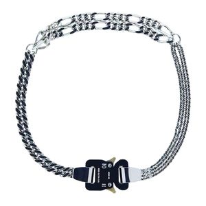 1017 ALYX 9SM métal serrure couture combinaison collier à la mode hommes niche titane acier hip-hop mode bijoux accessoires