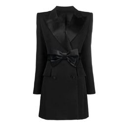 MANSHA – manteau de piste Milan pour femme, veste à manches longues, col à revers, noir, haute qualité, boutons, mode femme, automne 1019, 2023