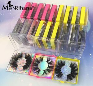 102030 Paies 25 mm Lashes Mink Eyelash Packaging Boîtes Vendeur Dramatique 5D Mink Fellashes Extension Maquillage False Eye Lashes9012438