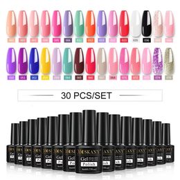 102030pcs Color Gel Rustroile Net pour vernis semi-permanent Gel 8 ml Diy Manucure Oleoresin Nail Gel Art Design 240423