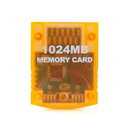 Carte mémoire 1024 Mo pour console Wii Économiseur de carte de stockage mémoire 1 Go pour GameCube GC FEDEX DHL UPS LIVRAISON GRATUITE
