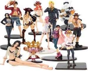 Figura de One Piece Tashigi Luffy Ace Hancock Jeans Koala Smoker Nami Chopper Sanji Vinsmoke Reiju, juguete de figura de PVC de 1026cm X05038798819