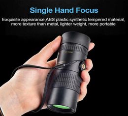 10300X40mm 4K Super Telepo Zoom Monoculaire Telescoop Draagbare Mobiele Camera Lens met statiefclip Telefoon Accessoires6992348