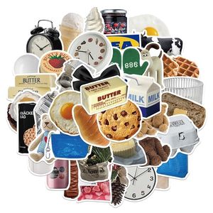 103050pcs ins style schattige stickers cartoon melk eten stickers diy koelkast telefoon koffer laptop notebook auto muur sticker kinderen speelgoed 220815