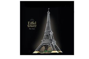 10307 Eiffel Tower Building Blocks Building Assembly Model in Parijs, Frankrijk volwassen hoge moeilijkheidsgraad