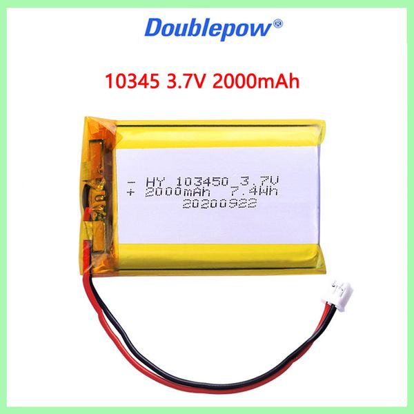 103450 3.7V 2000mAh Polymer Lithium Rechargeable Batter